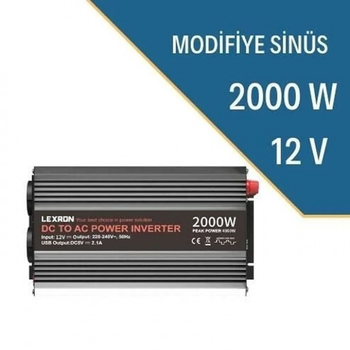 2000W-12V MODİFİYE SİNÜS İNVERTER