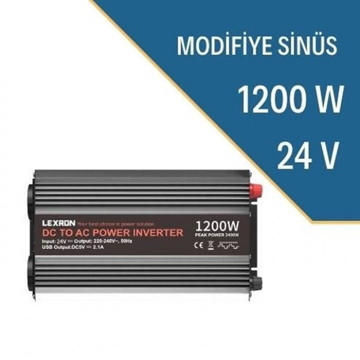 1200W-24V MODİFİYE SİNÜS İNVERTER