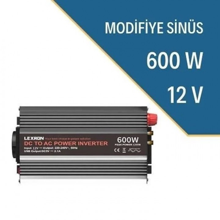 600W-12V MODİFİYE SİNÜS İNVERTER