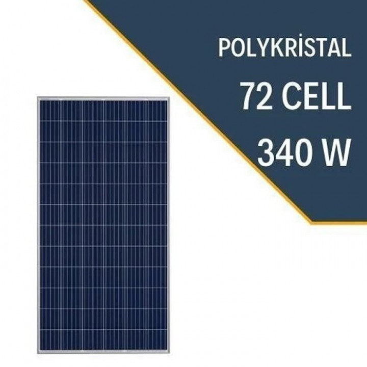 340W POLYKRISTAL GÜNEŞ PANELİ