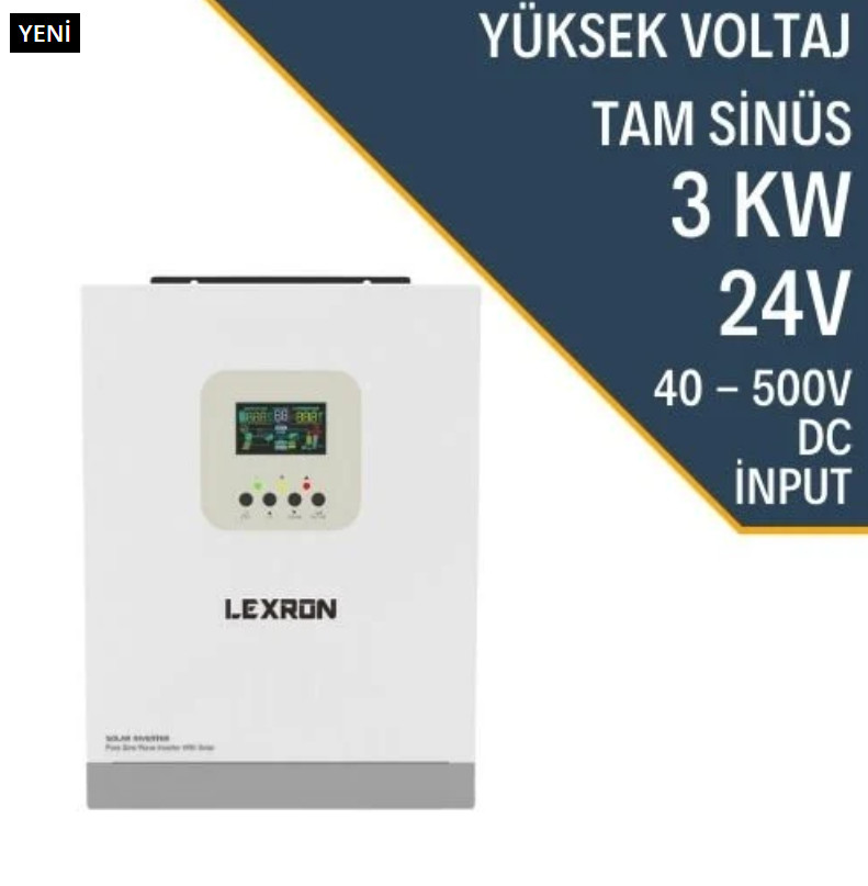 LEXRON 3KW HV MPPT 40-500 PV INPUT AKILLI İNVERTER