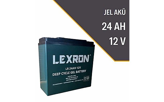 LEXRON 24AH-12V JEL AKÜ